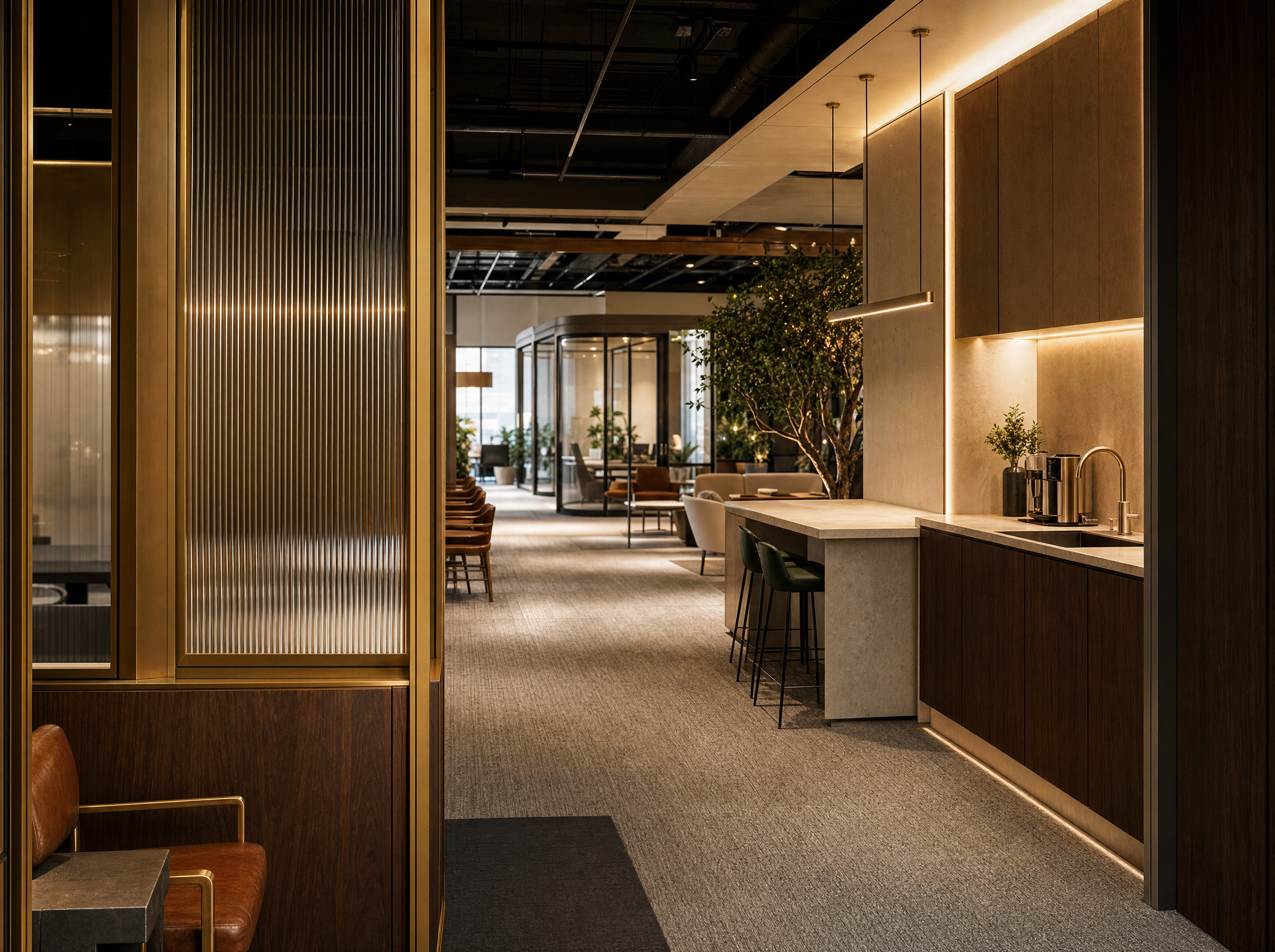 Category A+ flexible co-working ready office fitout