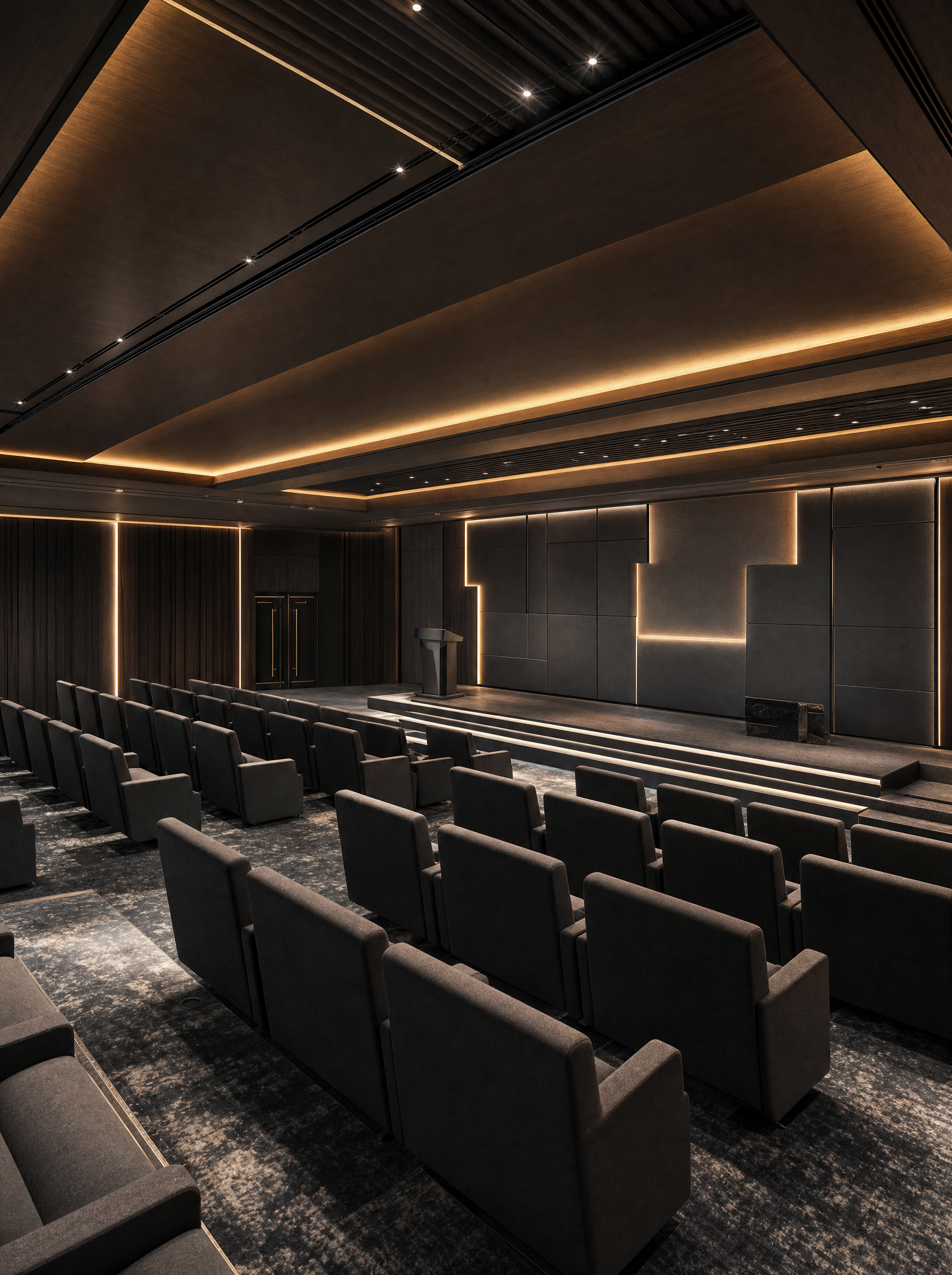 Function hall interior visualisation